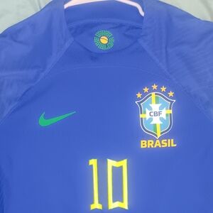 Nike Brazil Soccer Jersey Blue